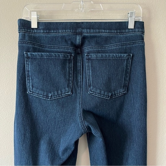 SPANX Jean-Ish Ankle Leggings Dark Blue Size Medium Shapewear Highrise Pockets - Picture 12 of 15